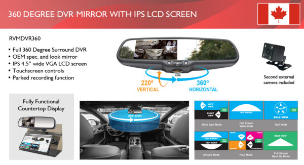360 Degree DVR Mirror